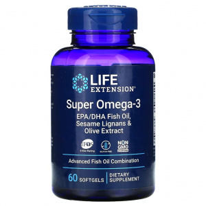 Life Extension Super Omega-3 60 soft / Супер Омега-3 