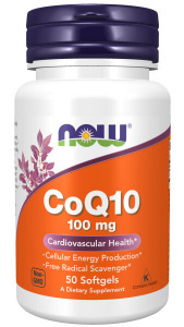NOW CoQ10 100 mg 50 sgels / Коэнзим Q10*