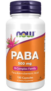 NOW Paba 500 mg 100 caps / Витамин B10