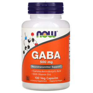NOW GABA 500 mg 100 caps / GABA