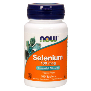 NOW Selenium 100 mcg 100 tabs / Селен*